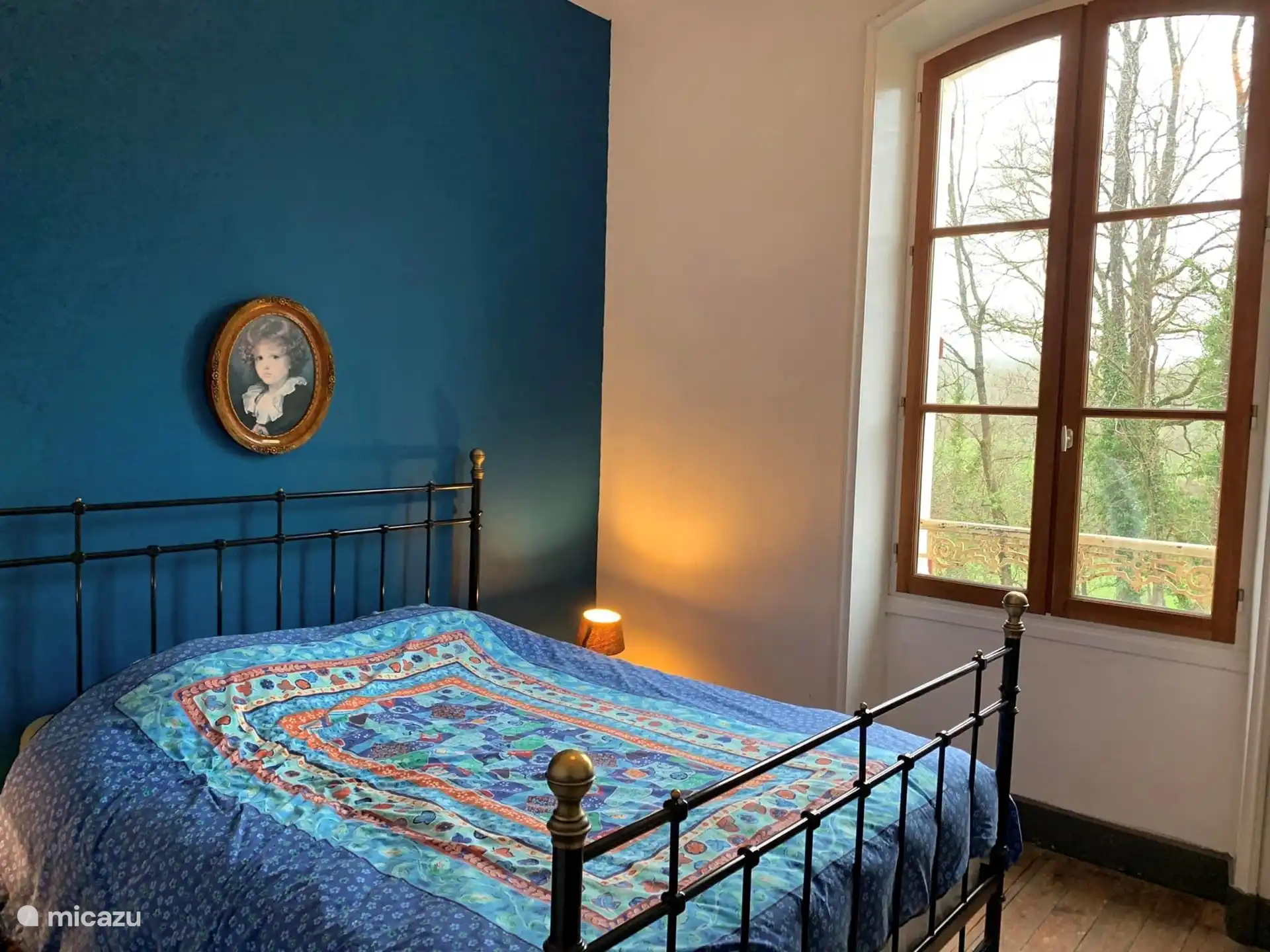 Blaues Schlafzimmer