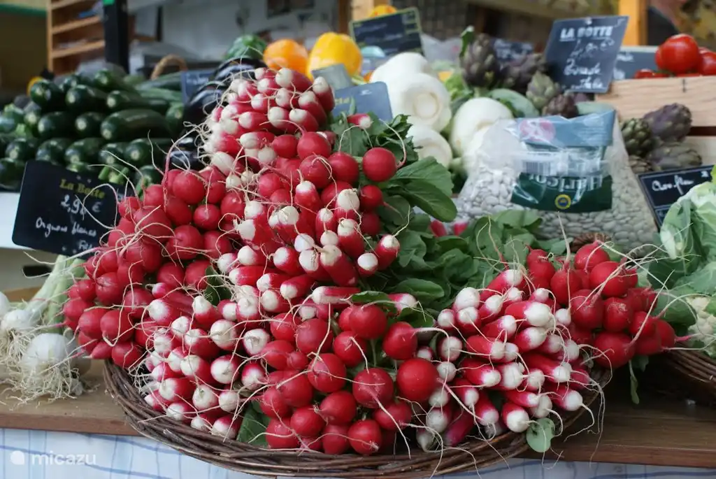 Alle Arten von Produkten aus biologischem Anbau im Limousin