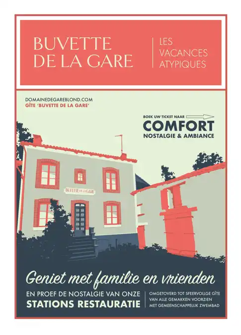 Unsere neue Gîte 'La Buvette de la Gare'
Weitere Informationen finden Sie auf unserer Website