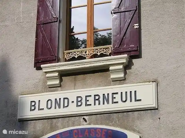 Gareine Blonde Berneuil | France, Haute-Vienne, Blond - maison de vacances Détail de la façade arrière