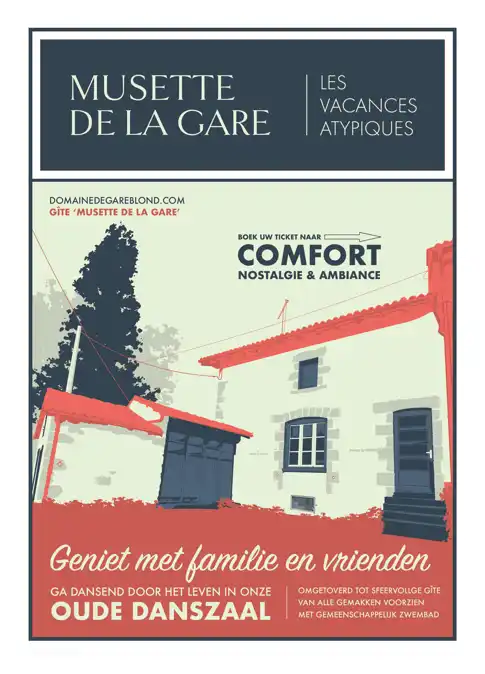 Unsere neue Gîte 'La Musette de la Gare' befindet sich noch im Bau.
Weitere Informationen finden Sie auf unserer Website