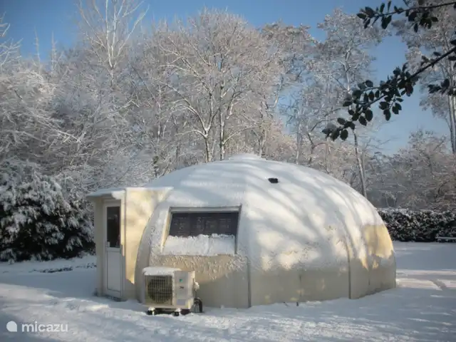 Igloo Safari | Pays-Bas, Brabant-Septentrional, Chaam - bungalow safari igloo en hiver