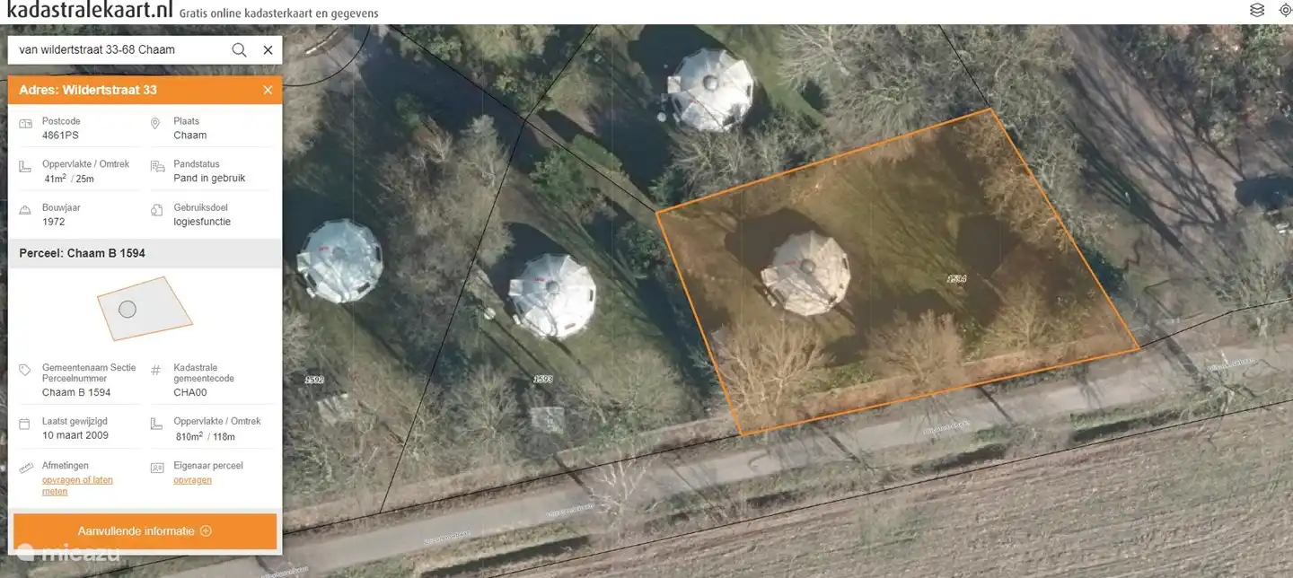 das Iglu, aus der Luft gesehen