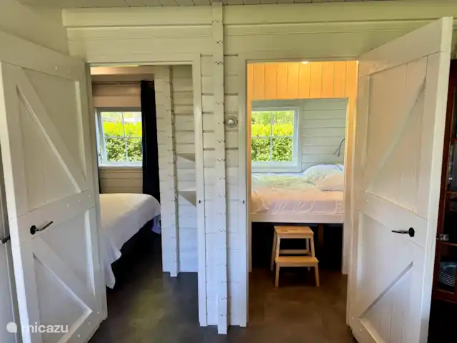 Chalet de Koumelker | Pays-Bas, Frise, Terherne - chalet Chambre et chambre avec lit box