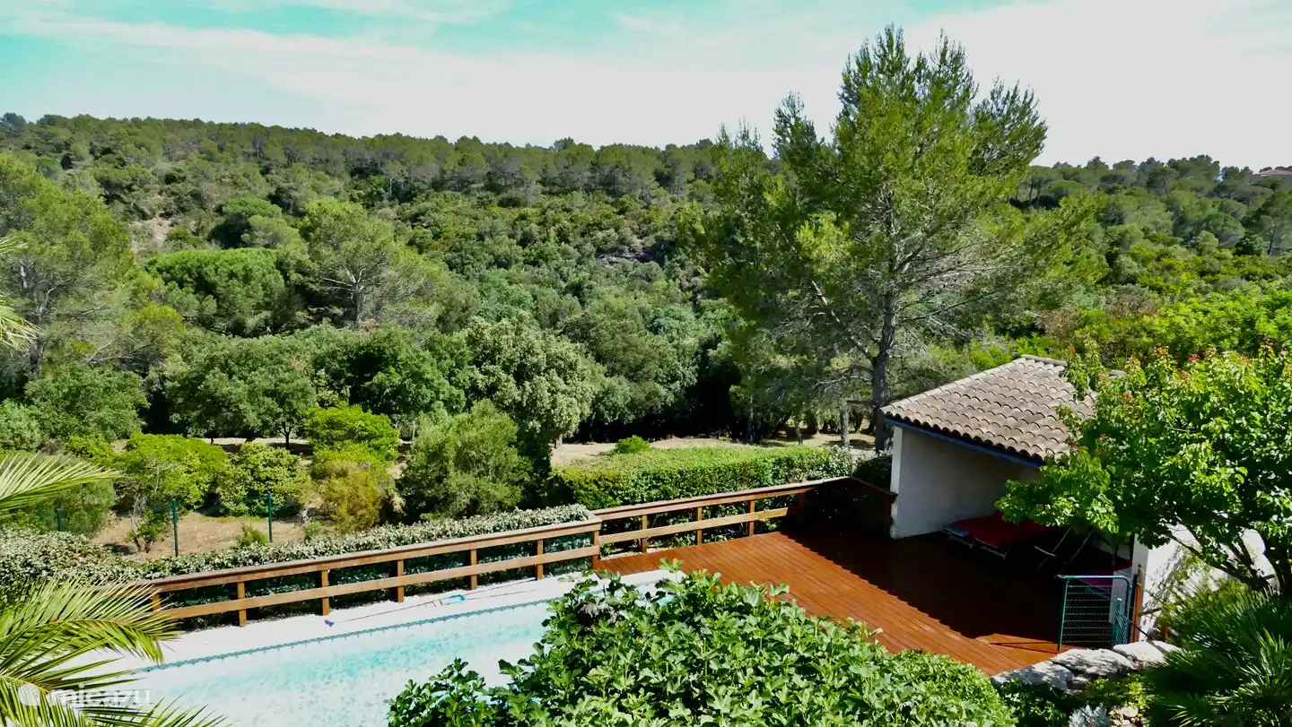 Uitzicht vanaf balcon