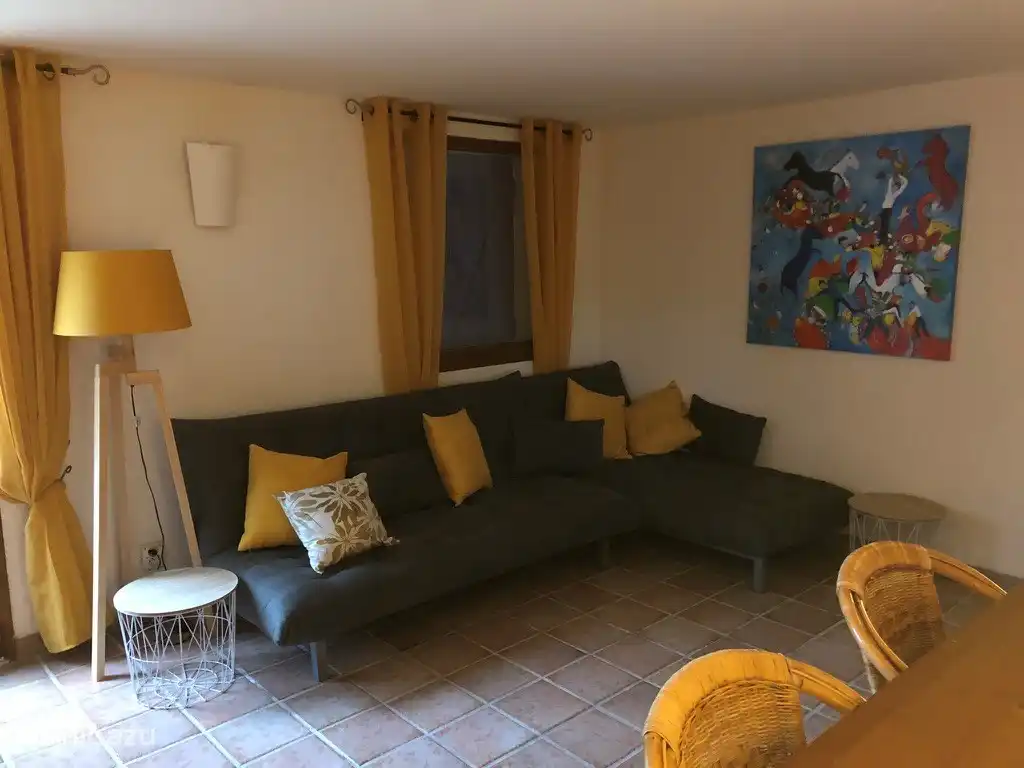 Beneden woon/slaapkamer