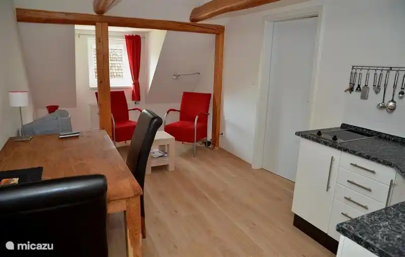 El salón del apartamento.