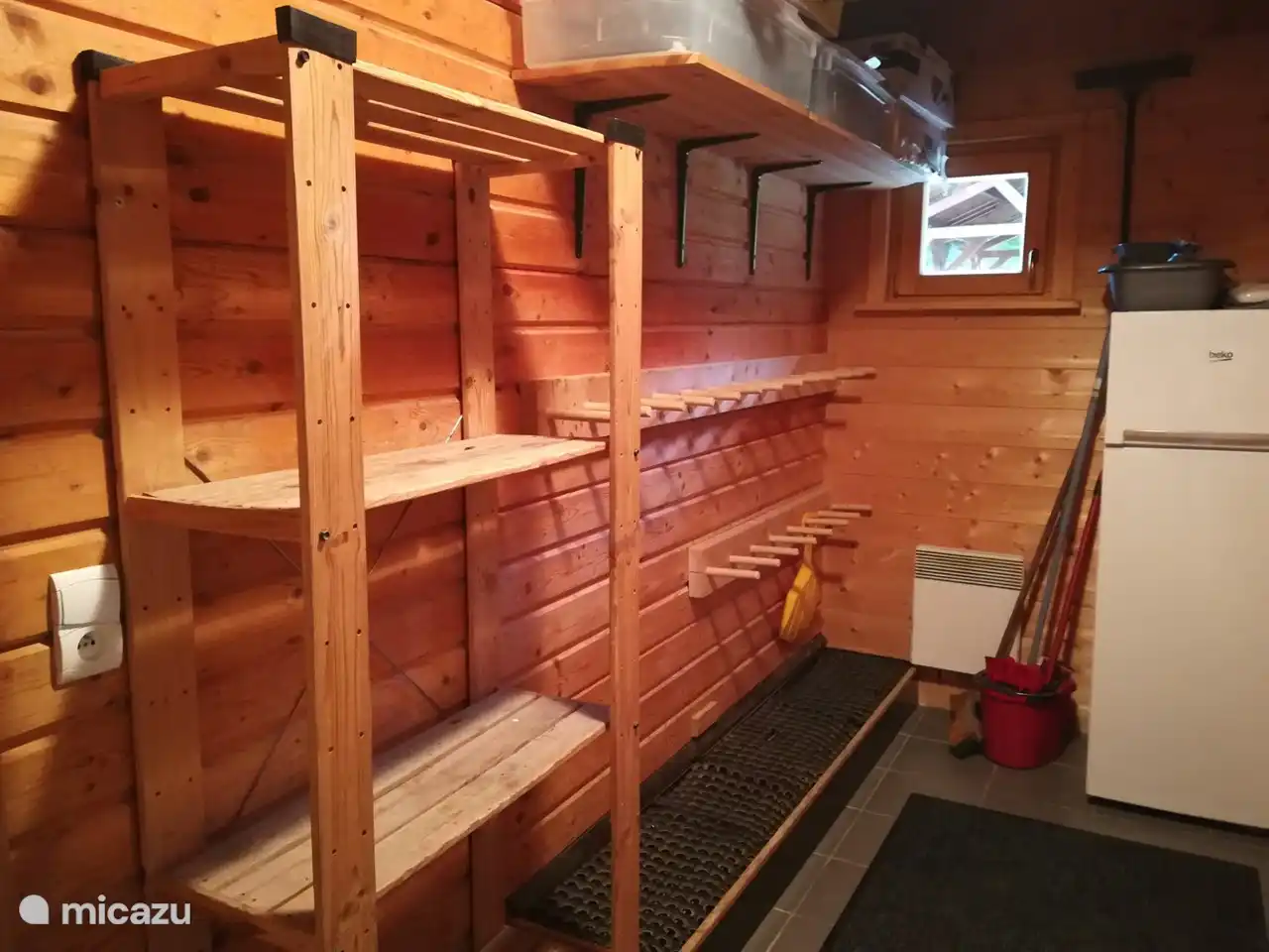 Skiberging met extra koelkast