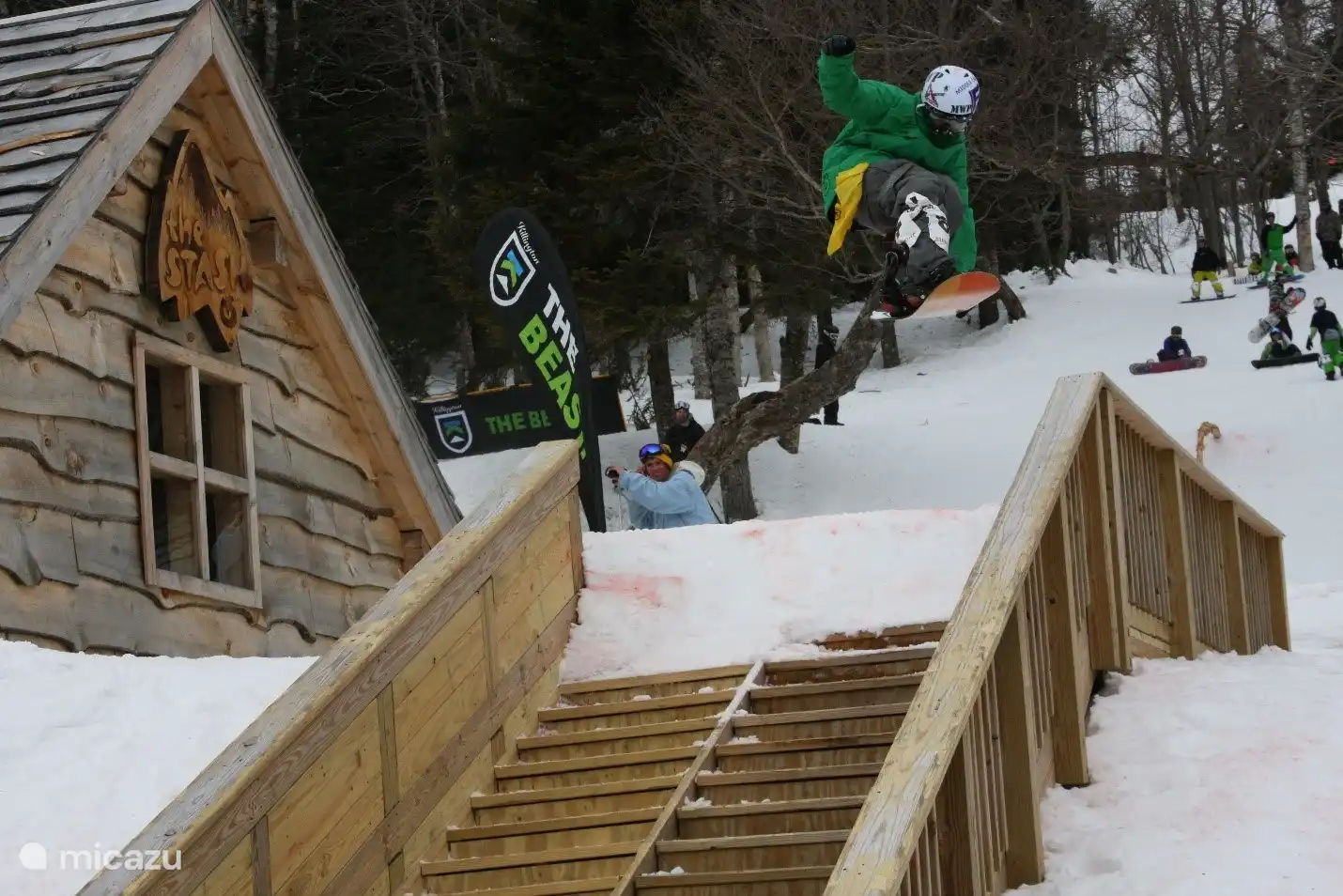 The Stash in Avoriaz: Tussen de bomen door!