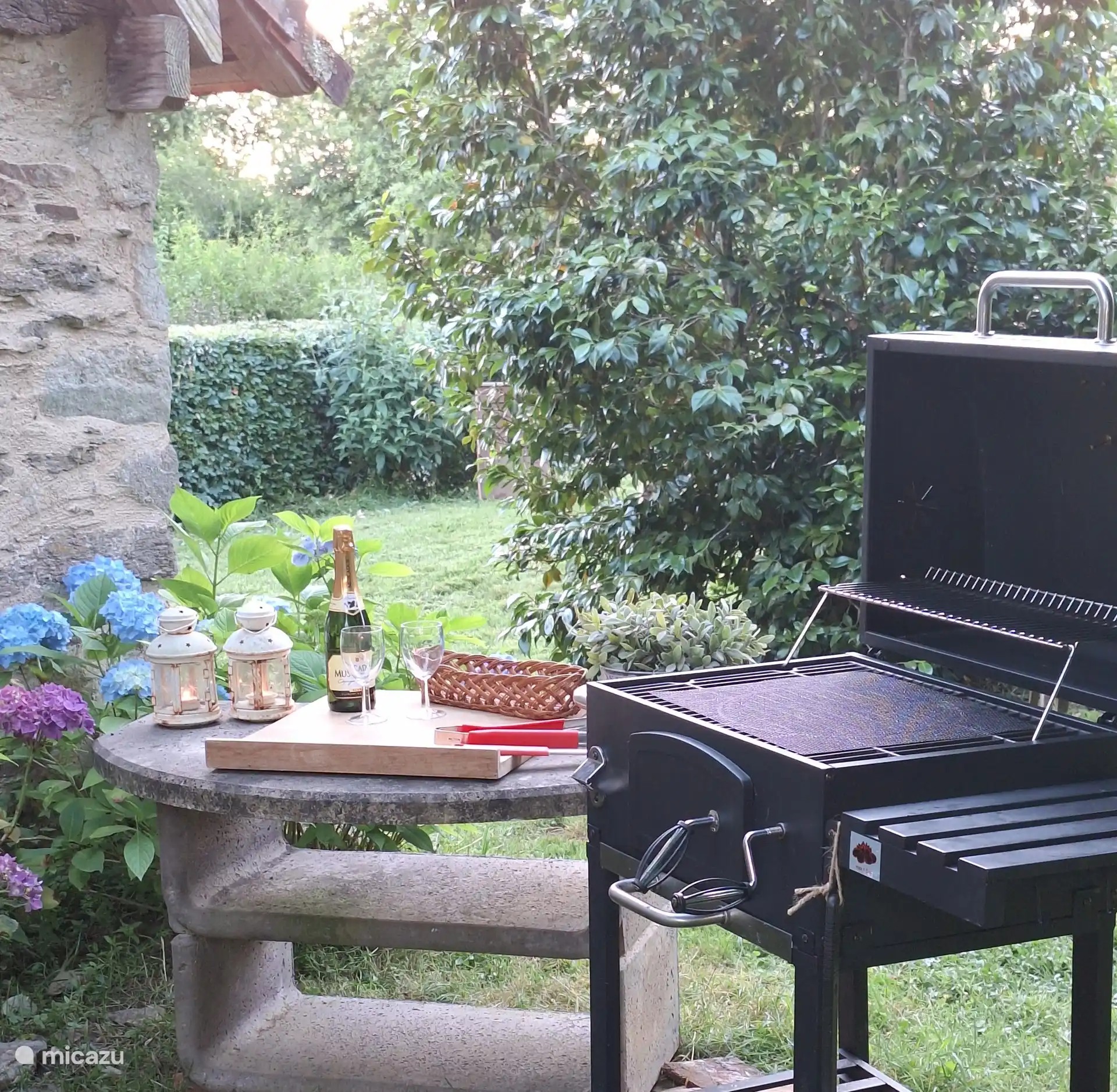 BBQ hoekje voor een heerlijke BBQ maaltijd 