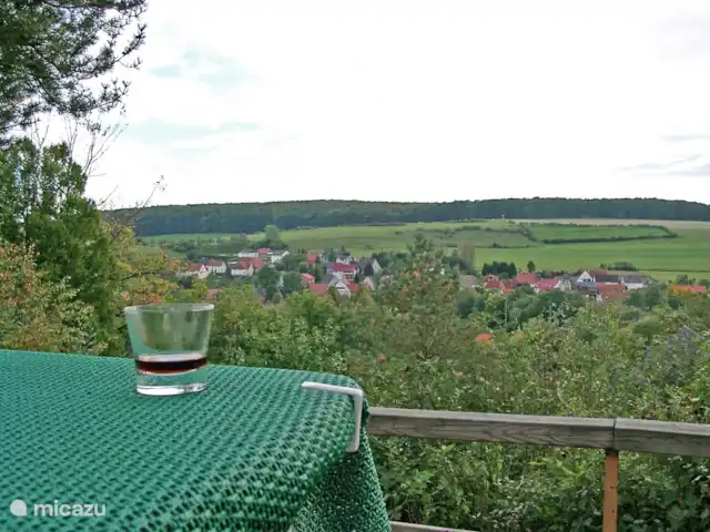 Location de Vacances Allemagne, Sauerland, Husen - Lichtenau, maison mitoyenne - EuropeFeriendorf C7 vue de la terrasse