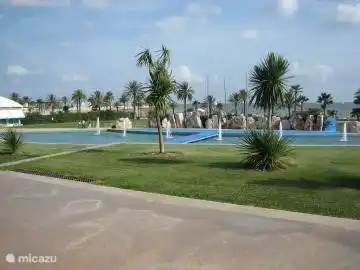 Parc Garby. Hier, während der Festivalwoche Events und Shows und Performances.