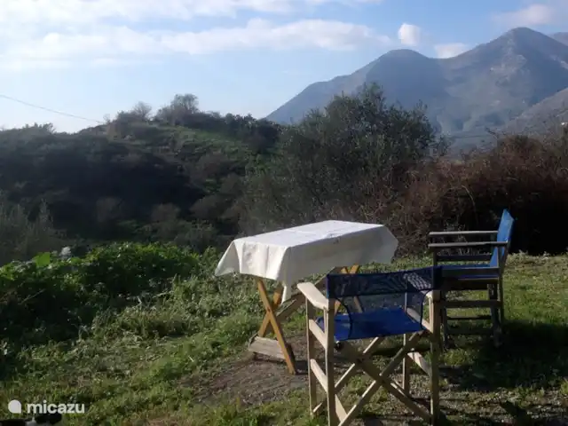 Paradisi Edo en Grecia, Peloponeso, Germa - casa vacacional Desayuno temprano en la mañana. Silencio