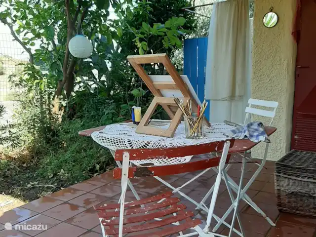 Paradisi Edo en Grecia, Peloponeso, Germa - casa vacacional pintando en el patio trasero