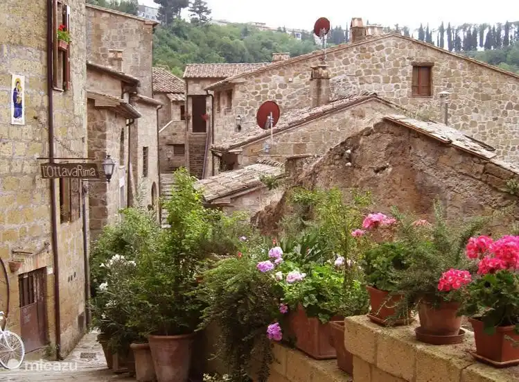 Terrazza in der Toskana in Italien, Toskana, Sorano - appartement