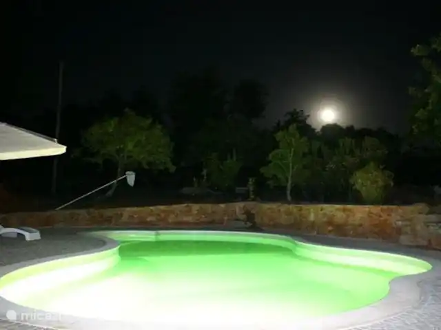 Mae Home en Portugal, Algarve, Quelfes - villa Decadente... nadar de noche en una piscina iluminada en luna llena