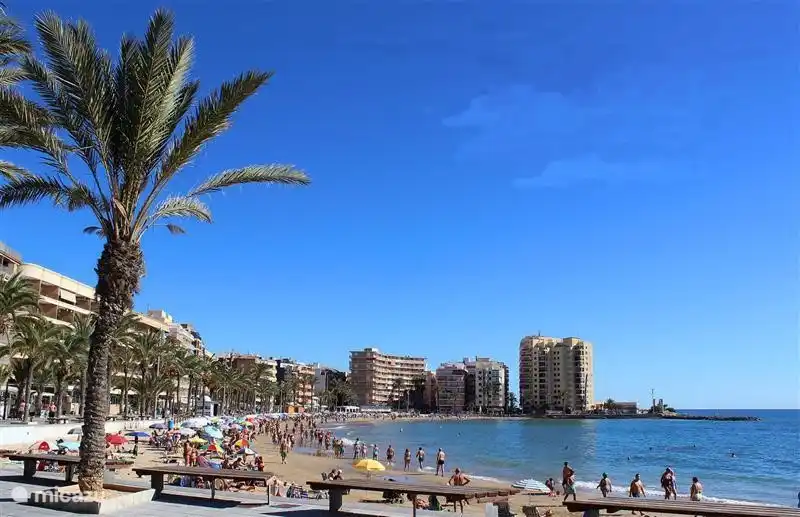 Playa del Cura a 500 m del apartamento.