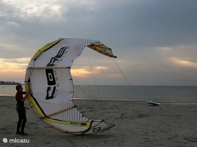 de Mus huren in Nederland, Friesland, Oudemirdum - villa Kite-surfen op het IJsselmeer