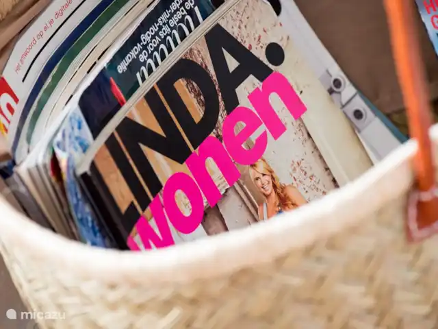 Jasmin & Olives huren in Griekenland, Kreta, Perama - geschakelde woning Altijd magazines in huis om lekker te lezen.