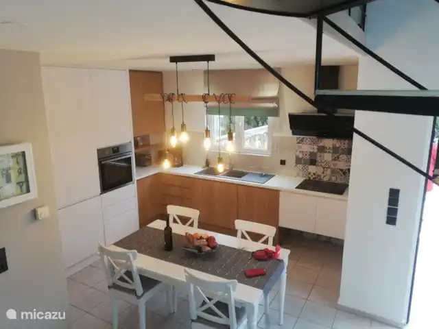 Jasmin & Olives huren in Griekenland, Kreta, Perama - geschakelde woning Foto vanaf de trap richting de keuken
