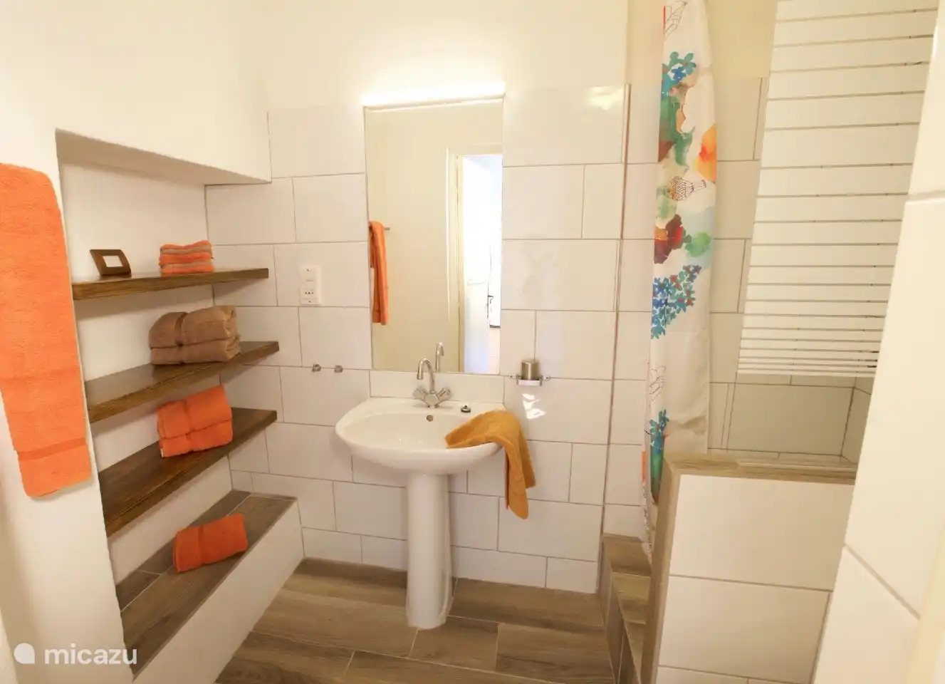 New towels, washcloths and bath mat every week. Or more often if you want.