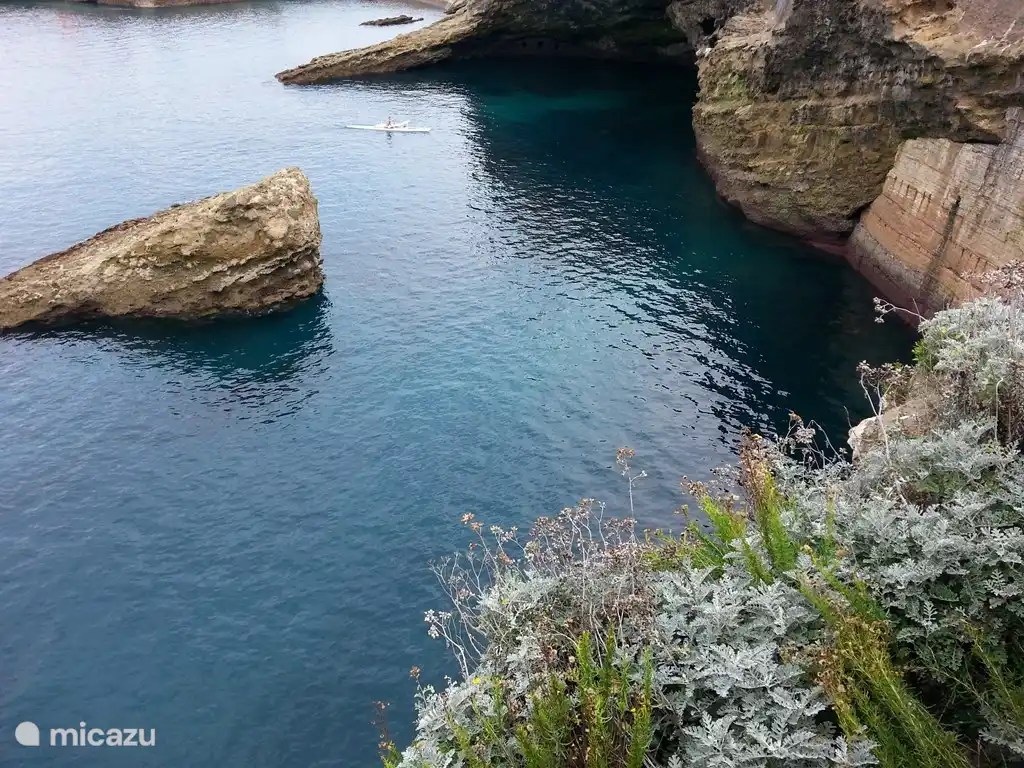 Rotskust bij Biarritz