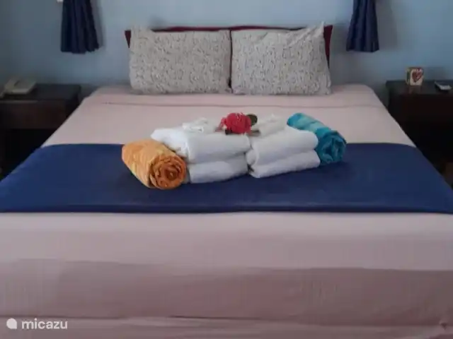 Kas na Nort | Curaçao, Curaçao-Centre, Sunset Heights - villa La chambre bleue des maîtres.