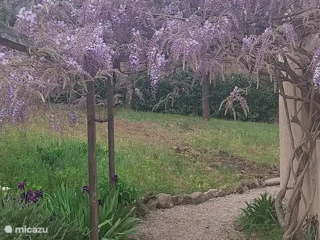 Casa Frangoille en Francia, Hérault, La Tour-sur-Orb - casa vacacional Glicina junto al garaje