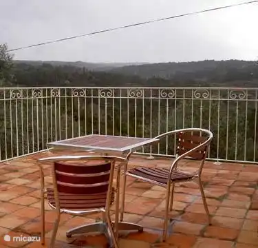 Balkom Terrace, accessed from living room on first floor.