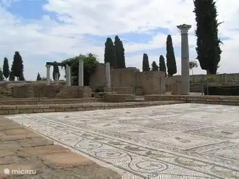 Die antike römische Stadt.