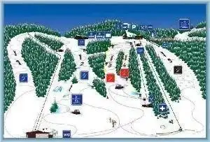 Überblick skigebiet