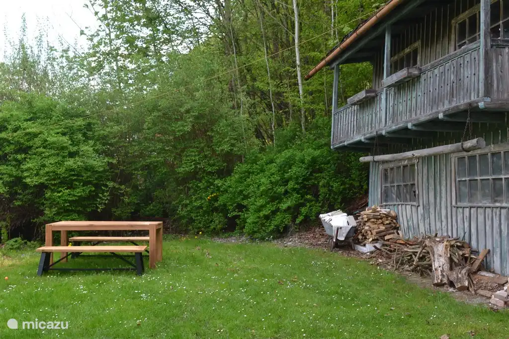 Entspannen Sie im Garten.