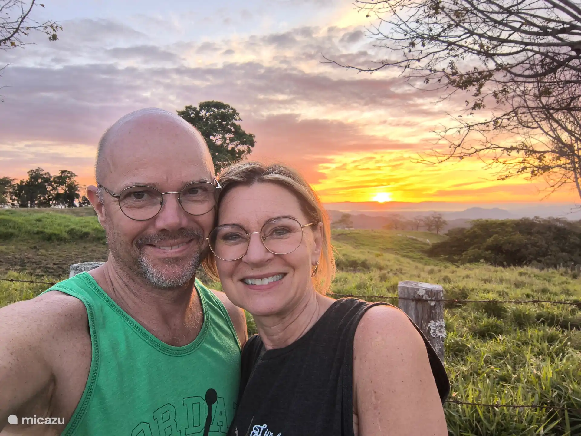 Toine Aarts en Harriet Verkoelen in Pozo Azul