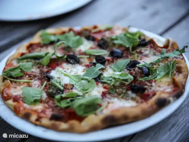 Location de Vacances Italie, Dolomites, Andogno, maison de vacances - La Belle Vita Ces pizzas proviennent du four à pizza au feu de bois