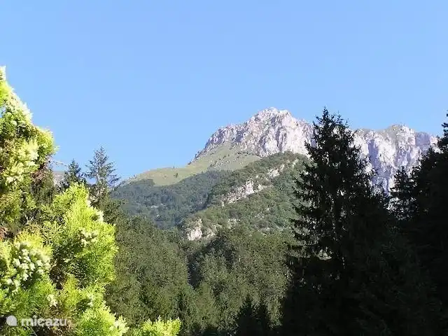 Location de Vacances Italie, Dolomites, Andogno, maison de vacances - La Belle Vita Ceci est votre point de vue tout en prenant votre petit déjeuner à l'extérieur