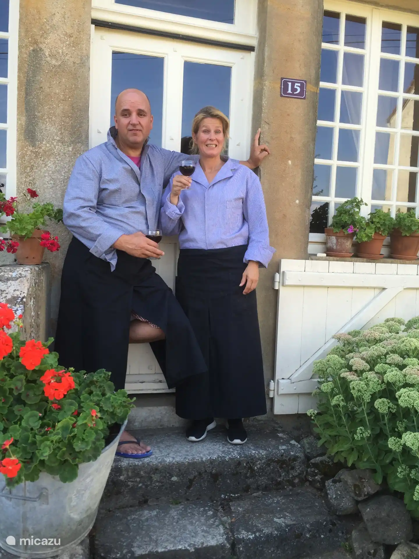 We heten jullie van harte welkom, Serge en Paola