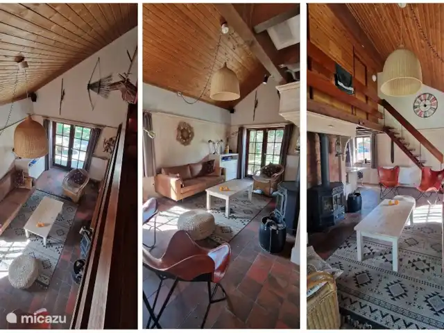 Location de Vacances Belgique, Ardennes, Waimes, chalet - Chalet Pont du Waud Salon collage
