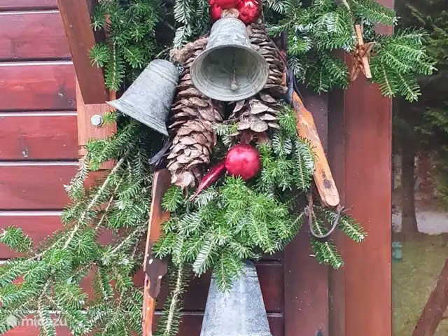 Location de Vacances Belgique, Ardennes, Waimes, chalet - Chalet Pont du Waud Juste comme ça et un morceau de Noël à la porte