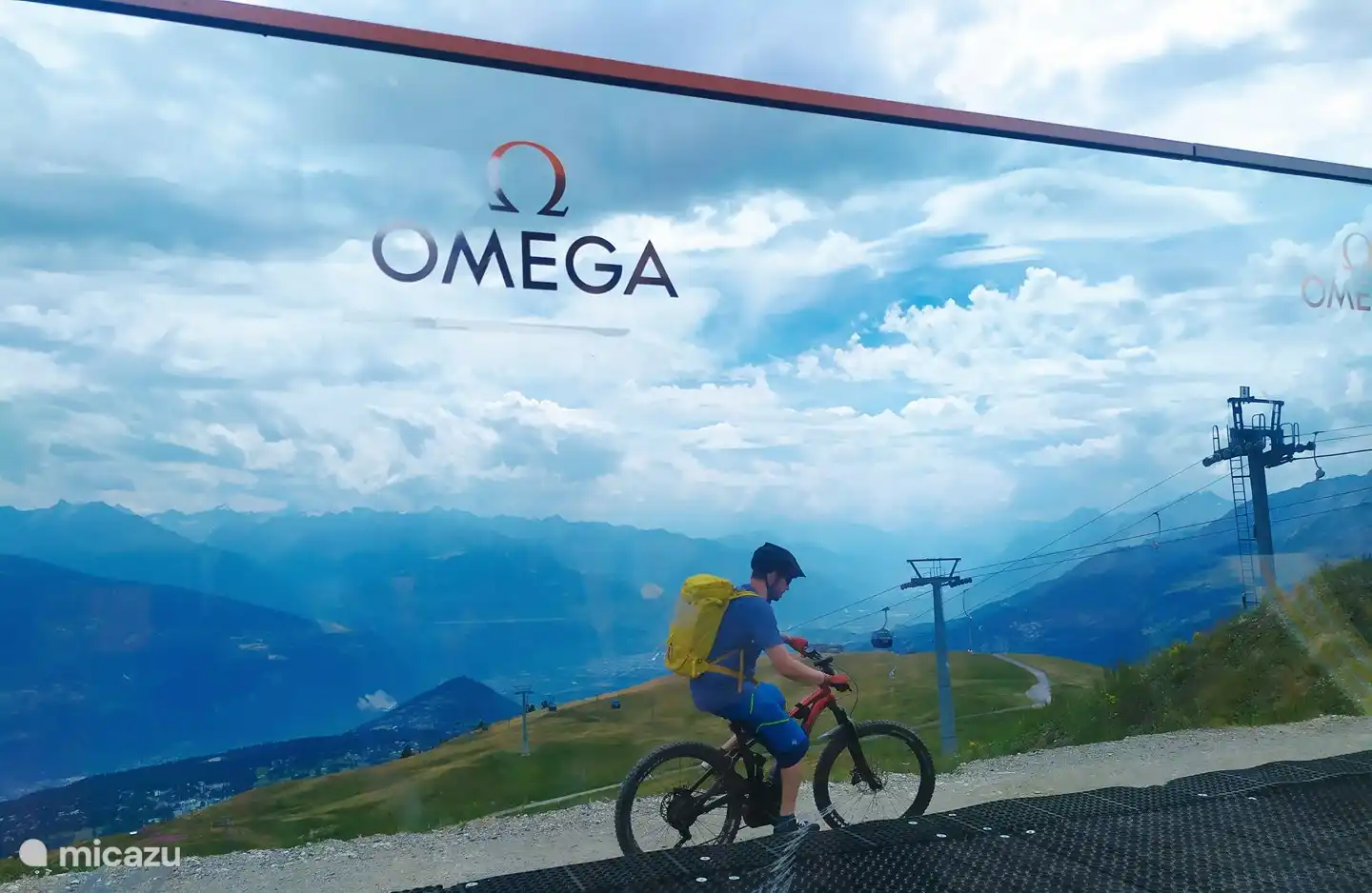 Fietsen in de bergen is heel populair