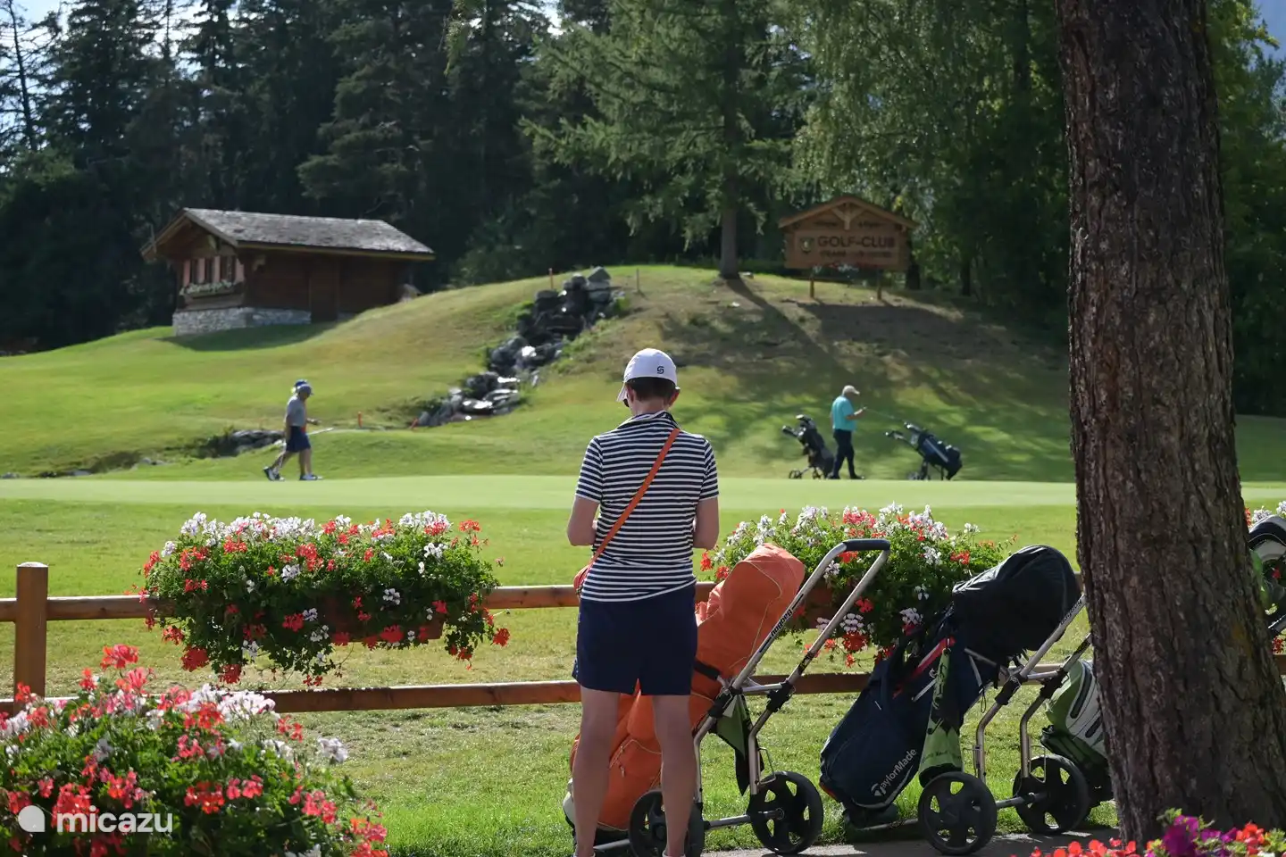 Golfen is een geliefde bezigheid in Crans Montana