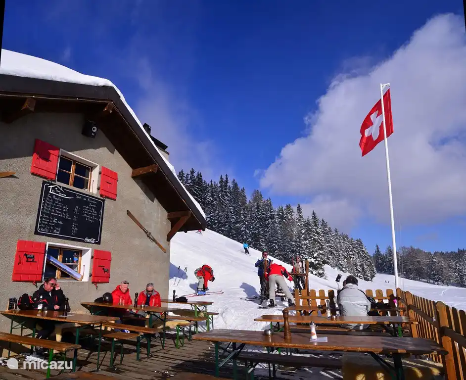 Gezellig in het zonnetje op het terras