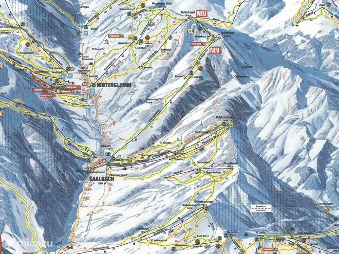 Een van de grootste ski-gebieden van Oostenrijk
