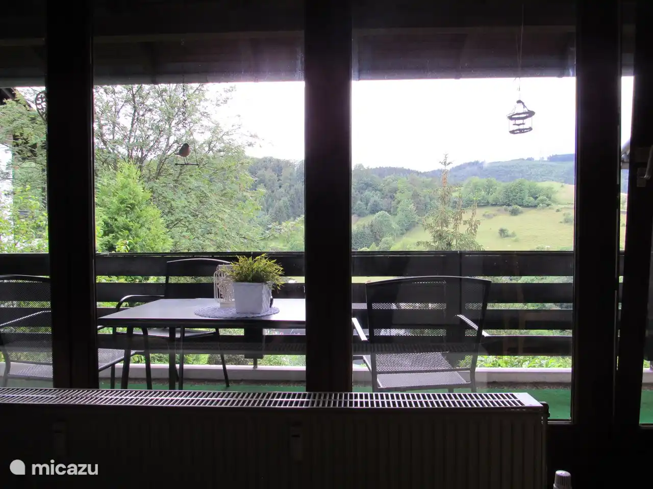 Blick vom Wohnzimmer