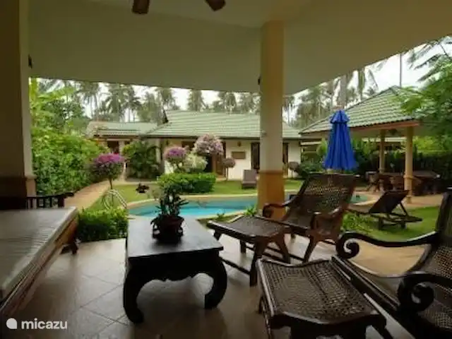 villa en Tailandia, Ko Samui, Koh Samui – Idílica villa de lujo en Samui de sala aquí se pasan muchas horas
