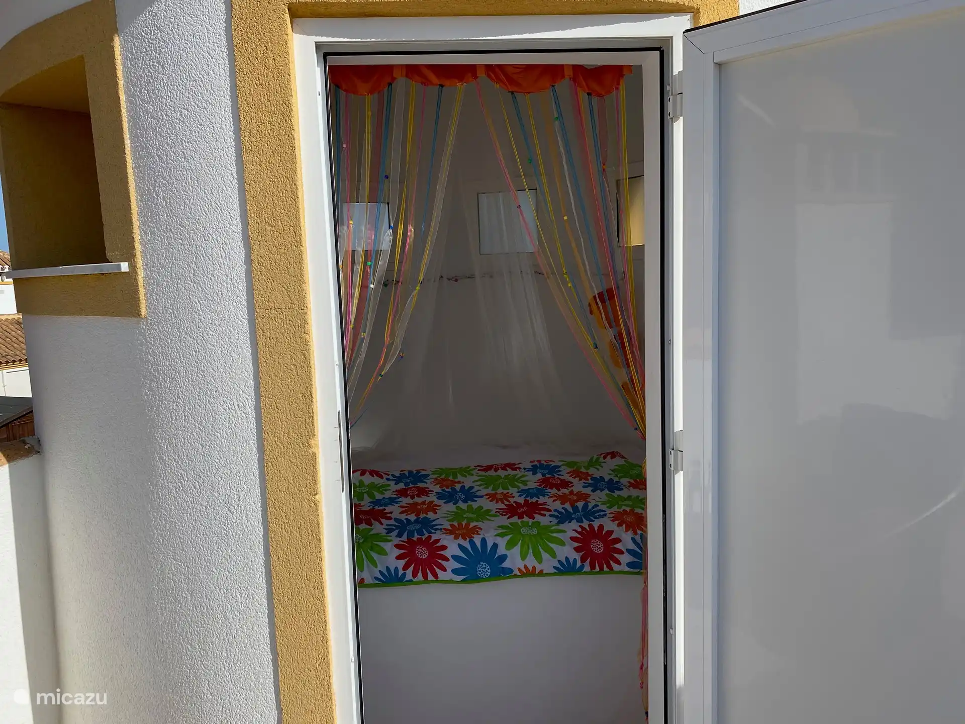 Der Eingang zum Turmzimmer, ein wunderbares Schlafzimmer für die Jugend.