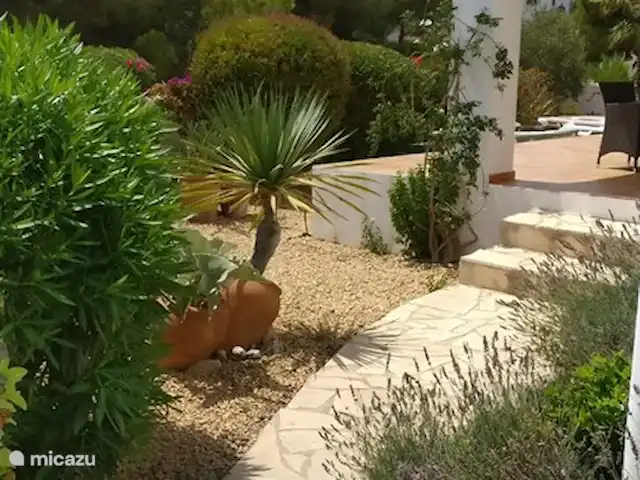 Maison de la mer de sable | Espagne, Costa Blanca, Moraira - villa entrée du porche couvert