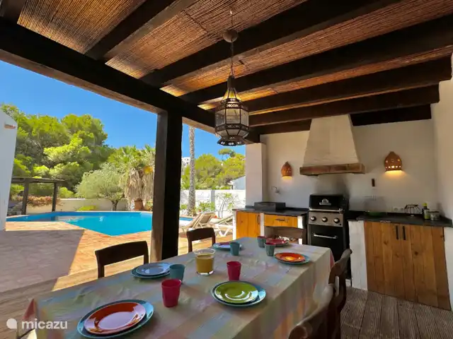 Maison de la mer de sable | Espagne, Costa Blanca, Moraira - villa Cuisine extérieure