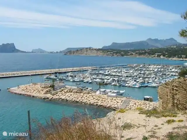 Maison de la mer de sable | Espagne, Costa Blanca, Moraira - villa Le port de Moraira à distance de marche de la maison.