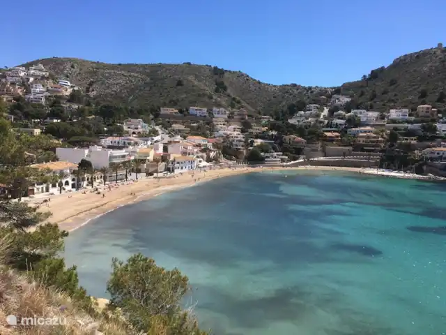 Maison de la mer de sable | Espagne, Costa Blanca, Moraira - villa Notre plage El Portet est à 10 minutes à pied
