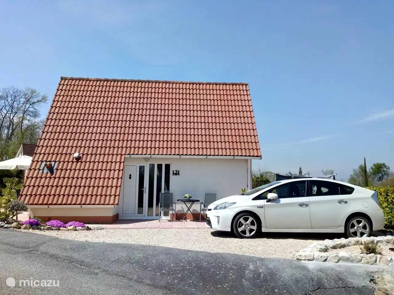 Cycling, France, Ariège, Daumazan-sur-Arize, bungalow Château Cazalères villa 121